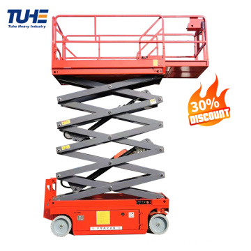 Auto Lightweight Mobile Battery Charger  Movable Self Propelled Narrow Electric Sissor Lift Alignment Platform